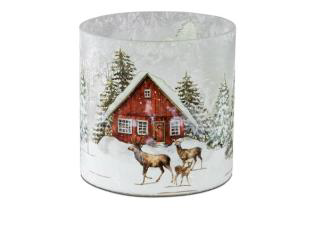 Windlicht Winterland 15cm